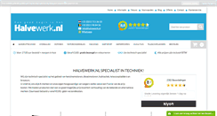 Desktop Screenshot of halvewerk.nl