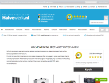 Tablet Screenshot of halvewerk.nl